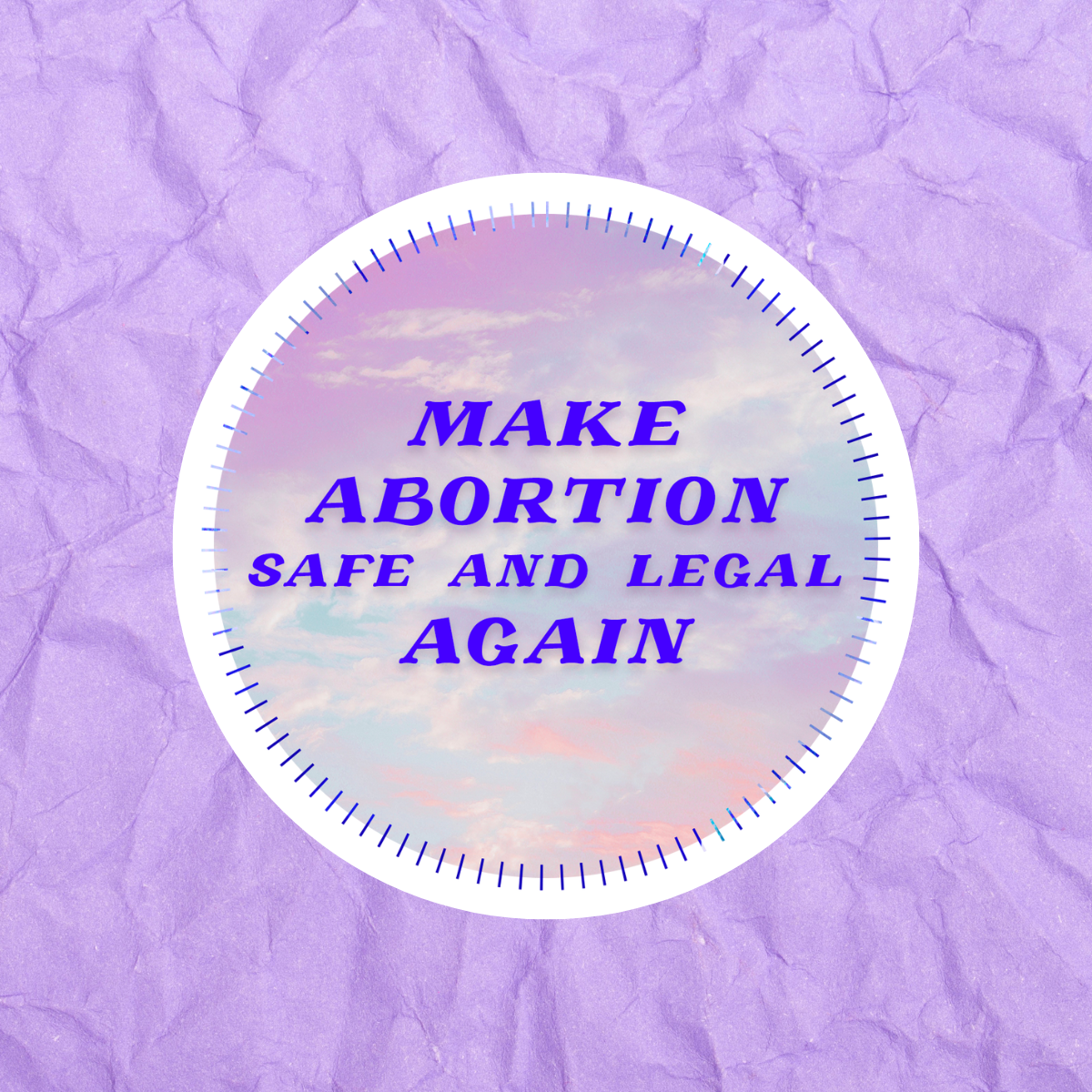 PRO-CHOICE STICKER